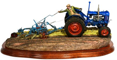 Lot 72 - Border Fine Arts 'At The Vintage' (Fordson E27N Tractor), model No. B0517 by Ray Ayres, limited...