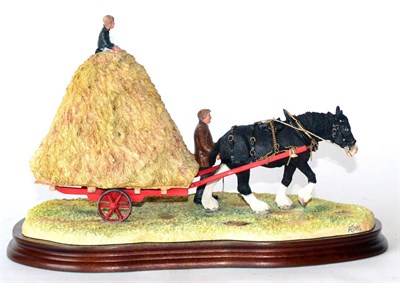 Lot 81 - Border Fine Arts 'Hay Bogie', model No. B0698A by Ray Ayres, limited edition 348/950, signed...