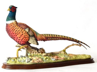 Lot 82 - Border Fine Arts 'Autumn Glory' (Pheasant), Millennium model No. B0488 by Russell Willis,...