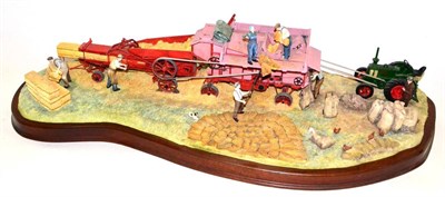 Lot 91 - Border Fine Arts 'The Threshing Mill', Millennium model No. BO361 by Ray Ayres, limited edition...
