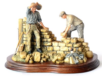 Lot 96 - Border Fine Arts 'A Warm Day Walling' (Dry Stone Dyking), model No. JH31 by Ray Ayres, limited...