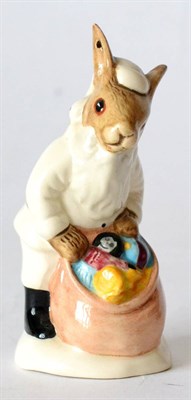 Lot 106 - Royal Doulton 'Santa Bunnykins', DB62 Christmas tree ornament, in white clothes, rare colourway