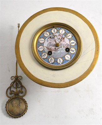 Lot 152 - A French clock movement, remounted