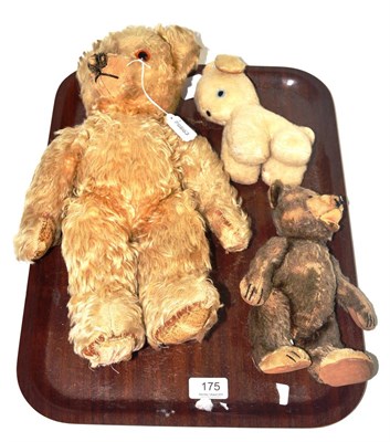 Lot 175 - Zotty style split mouth German bear, another bear and a soft toy