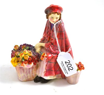 Lot 202 - A Royal Doulton figure Bonnie Lassie, HN1626, printed, painted and impressed marks 2.12.36, 14cm