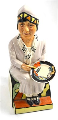 Lot 212 - Peggy Davies ceramic figure: Clarice Cliff