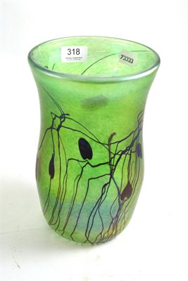 Lot 318 - Glasform John Ditchfield art glass vase, 26cm high