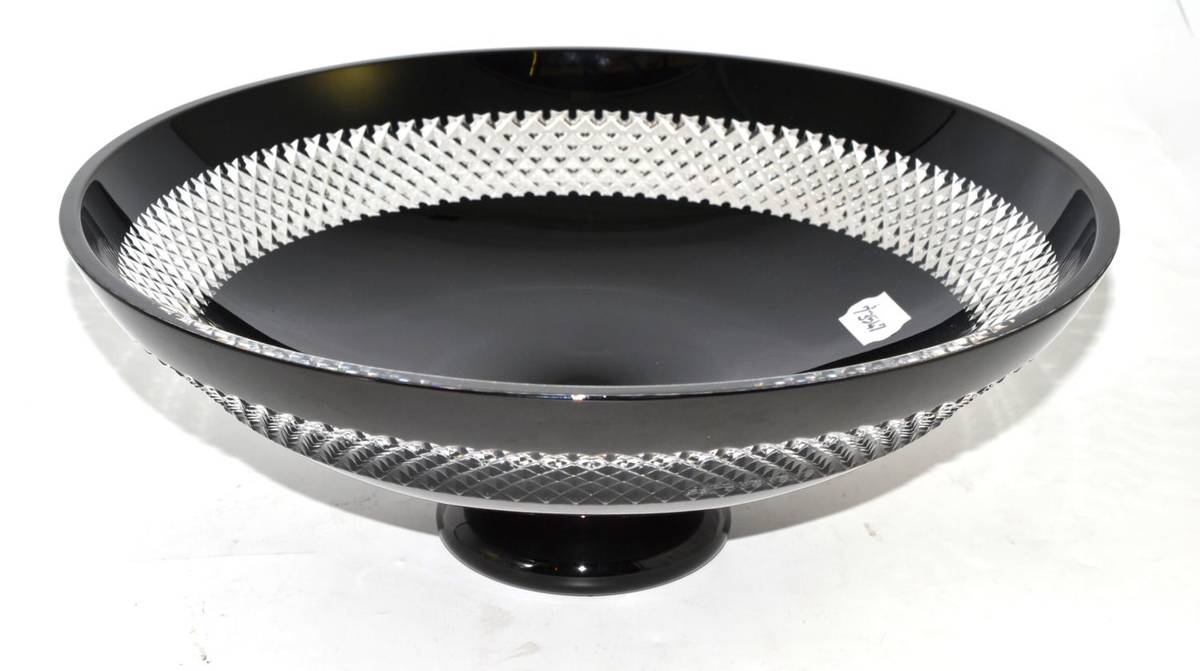 Lot 338 - A Waterford Crystal John Rocha cut glass bowl