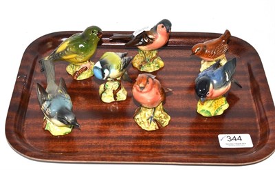 Lot 344 - Seven Beswick pottery first version birds