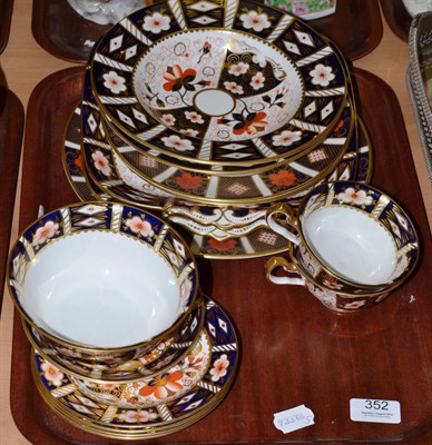 Lot 352 - Assorted Royal Crown Derby Imari pattern teawares, pattern no. 2451 1128