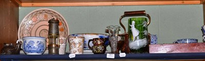 Lot 361 - A quantity of ceramics and collector's items including a set of bone dominoes (up to double...