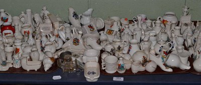 Lot 364 - A large quantity of assorted Goss and other souvenir china relating mainly to Middlesbrough