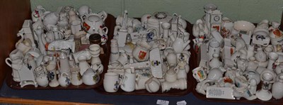 Lot 373 - A large quantity of assorted Goss and other souvenir China relating mainly to Middlesbrough