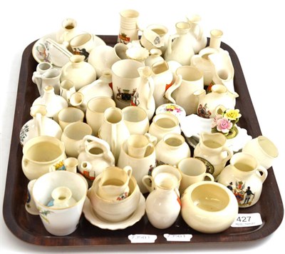 Lot 427 - A quantity of Goss and other crested china, ornamental ceramics etc