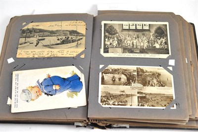 Lot 449 - Postcard album