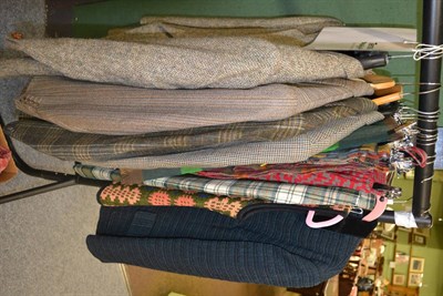 Lot 1053 - A large quantity of mainly modern costume and clothing including a Burberrys trench coat, Ralph...