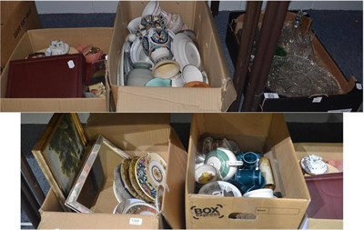 Lot 1066 - Quantity of household china and glass etc