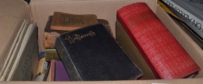 Lot 1098 - A collection of leather bound books