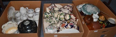 Lot 1114 - A large quantity of decorative ceramics, tea and dinner wares including Masons Ironstone, Colclough