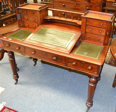 Lot 1242 - Victorian mahogany desk