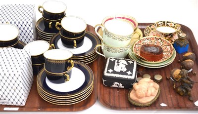 Lot 57 - A Royal Romanov collection tea set, Royal Crown Derby etc