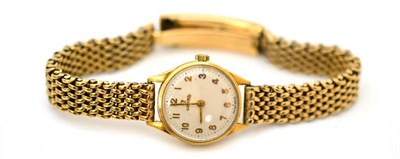 Lot 10 - Lady's 9ct gold Omega wristwatch