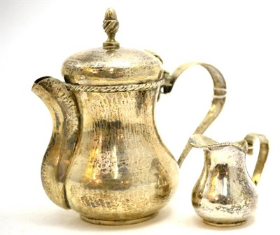 Lot 171 - Italian silver coffee pot and creamer  Provenance: property of Charles Thaddeus Terry, American...