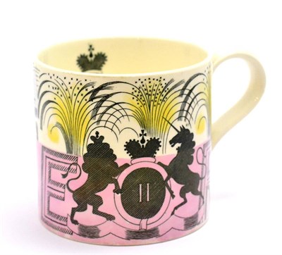 Lot 267 - Queen Elizabeth II Coronation mug, by Eric Ravilious for Wedgwood