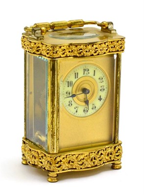 Lot 270 - A carriage timepiece