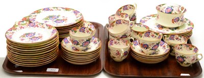 Lot 302 - A late 19th century Coalport part tea service