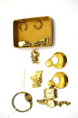 Lot 348 - Assorted watches and jewellery