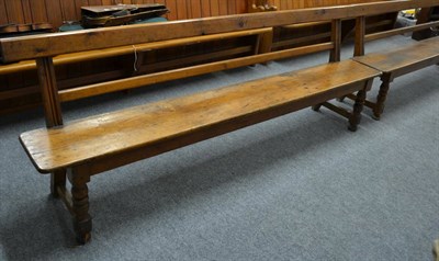 Lot 1102 - A pine bench/pew