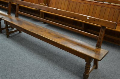 Lot 1103 - A pine bench/pew