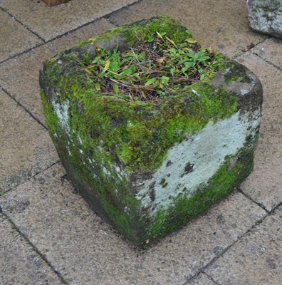 Lot 1122 - Stone square trough