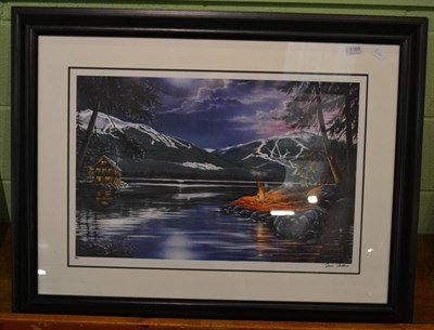 Lot 1168 - A limited edition print ";Whistler Evening"; by Jim Collins