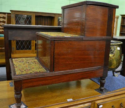 Lot 1207 - A Victorian step commode