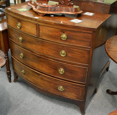 Lot 1218 - George III bow fronted chest of drawers