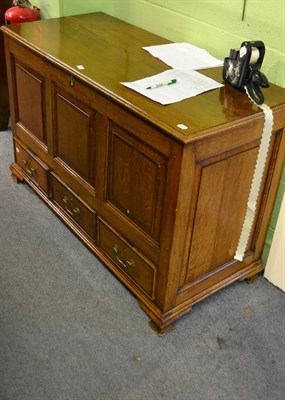 Lot 1317 - An 18th century mule chest