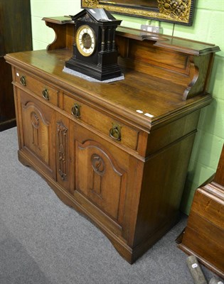 Lot 1321 - Early 20th century Art Nouveau style carved oak sideboard