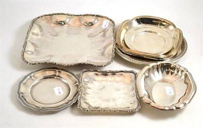 Lot 56 - A collection of silver and white metal including Mexican etc