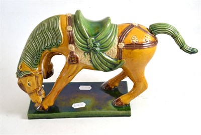 Lot 81 - A Tang style pottery horse