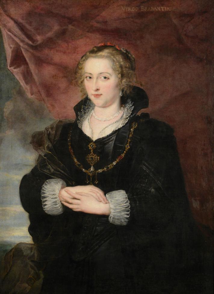 Lot 67 - Workshop of Peter Paul Rubens (1577-1640) Flemish  Portrait of a lady, three-quarter length,...