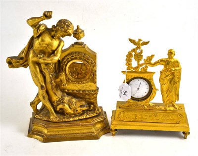 Lot 84 - Gilt metal pocket watch holder combined with dial and movement signed Eardley Norton, London,...