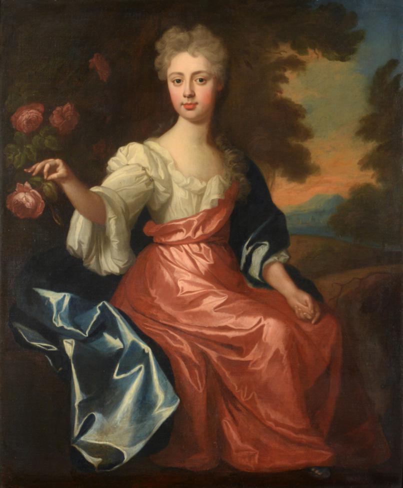 Lot 69 - Attributed to Sir Godfrey Kneller, Bt (1646-1723) Portrait of Anne Breame, Mrs Humphry Ambler, full