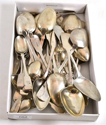 Lot 162 - Quantity of assorted silver spoons