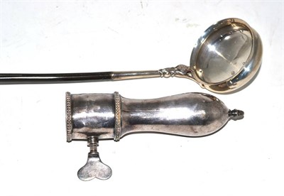 Lot 223 - Silver toddy ladle and a Mappin & Webb joint holder