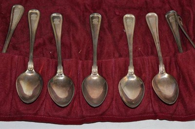 Lot 309 - A set of twelve American sterling silver teaspoons, Gorham, New York