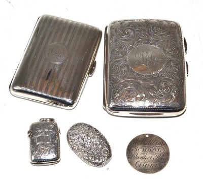 Lot 328 - An 18th/19th century silver token engraved ";Mr Williams, SCHOOL, Blanket Row, HULL, Reward of...
