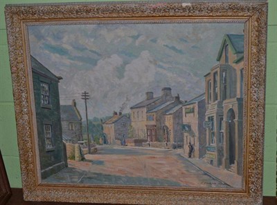 Lot 458 - Ernest Charlton Taylor (1908-1983), ";Summerbridge in Nidderdale";, signed, oil on canvas