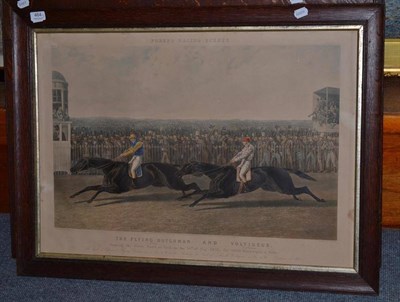 Lot 464 - A pair of Fores coaching prints together with a Fores racing print titled ";The Flying Dutchman and